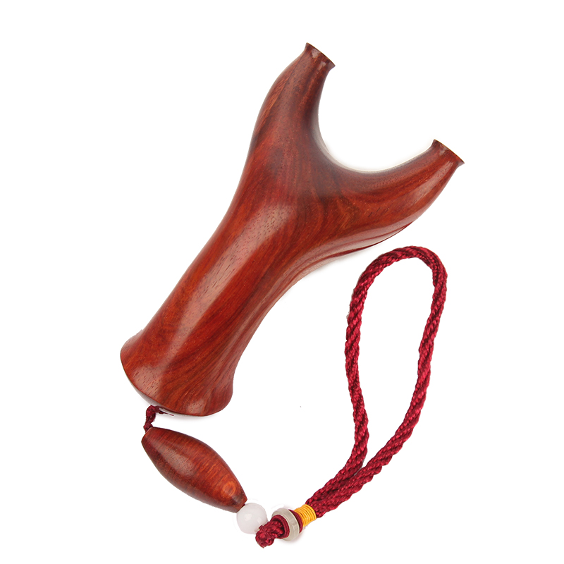 Africa Little Leafy Purple Sandalwood Slingshot Zambia Blood Sandalwood Stock Slingshot Competitive To Play Wooden Slingshot Outdoor Bow