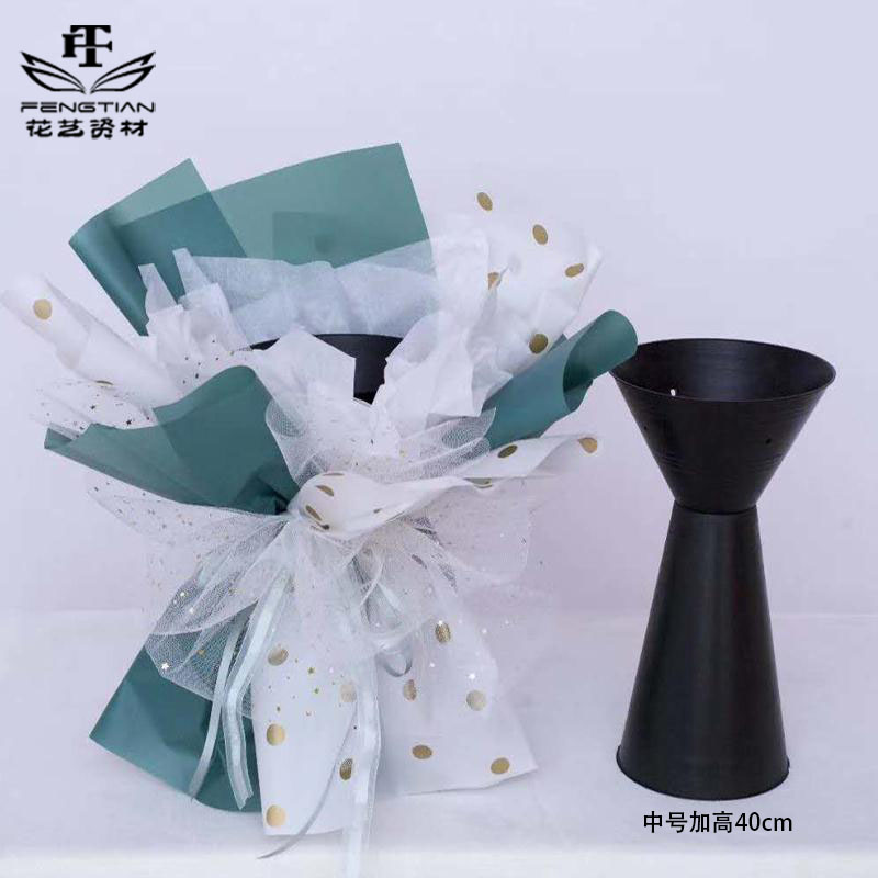 New plastic liner large long legs Bauer Flower Divine Instrumental Bouquet Stabilizers Flower Sheller Bouquet Molds to be added high