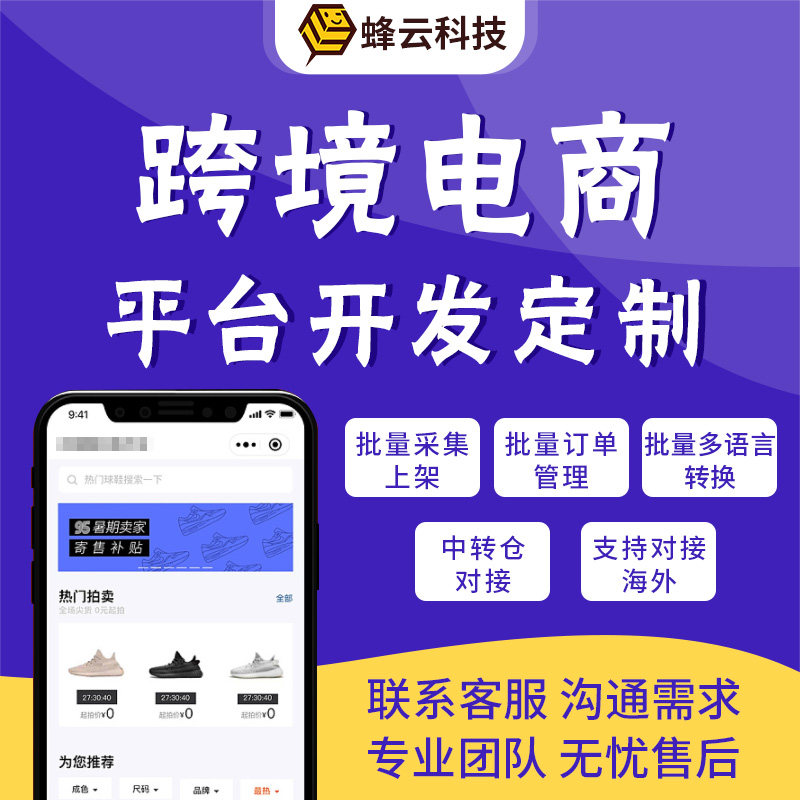 Amazon erp system cross-border e-commerce collection selection tool order processing one-click translation original code customization