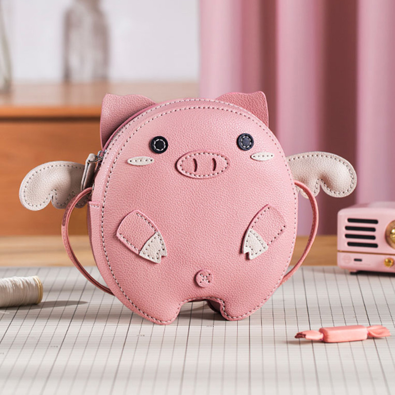 Handmade material bag student parent-child diy creative cutting-free bag girl 5-10 years old puzzle birthday gift