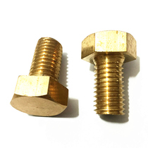 New H59 copper screw copper outer hexagon Bolt copper outer hexagon screw m16x25-120