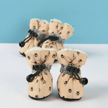 Soft-soled shoes with velvet, anti-slip, water-repellent, anti-falling and breathable