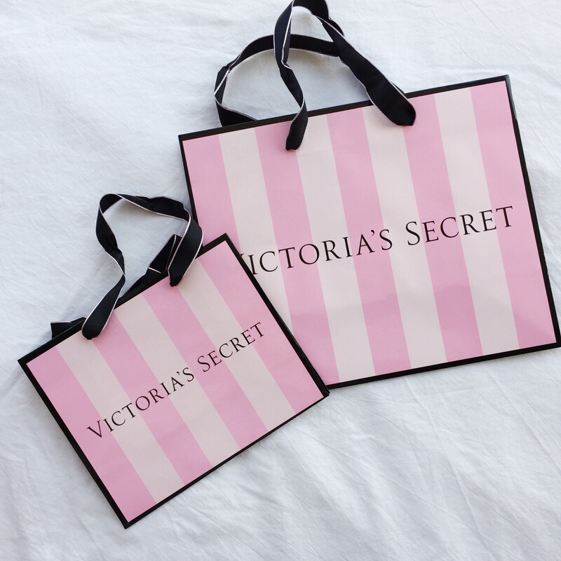Authentic Victoria's Secret Vs Gift Packaging Paper Bag Gift Box Carton Hand-Held Paper Bag