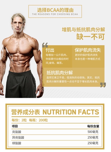 Mo Siyu на BCAA 1000 Opton Simonin Aminostics для предотвращения разложения мышц 400 капсул