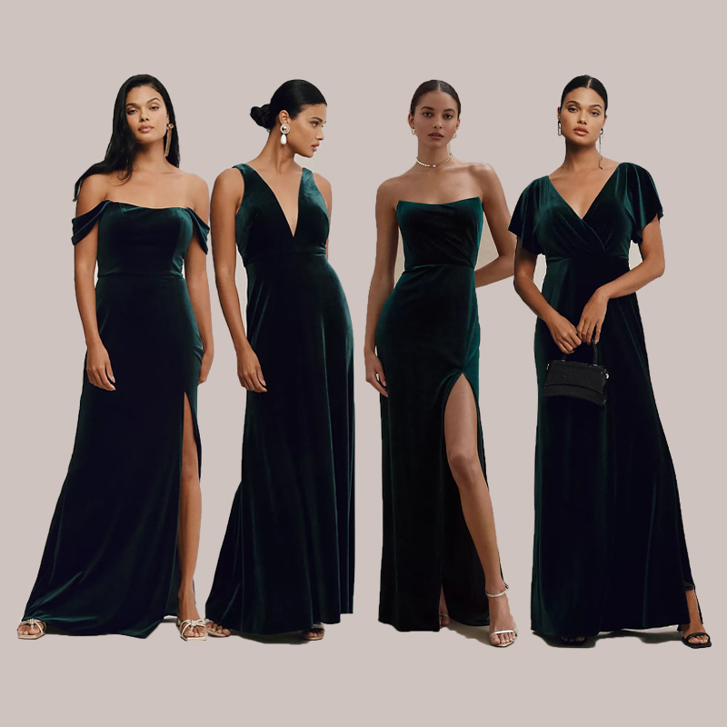 2023 Bridesmaid Dresses for the Sister Group, Autumn and Winter, Warm, Plus Size, High-End, Can Be Worn Casually, Long-Sleeved, Everyday Wear, Covers the Body and Makes You Look Slimmer