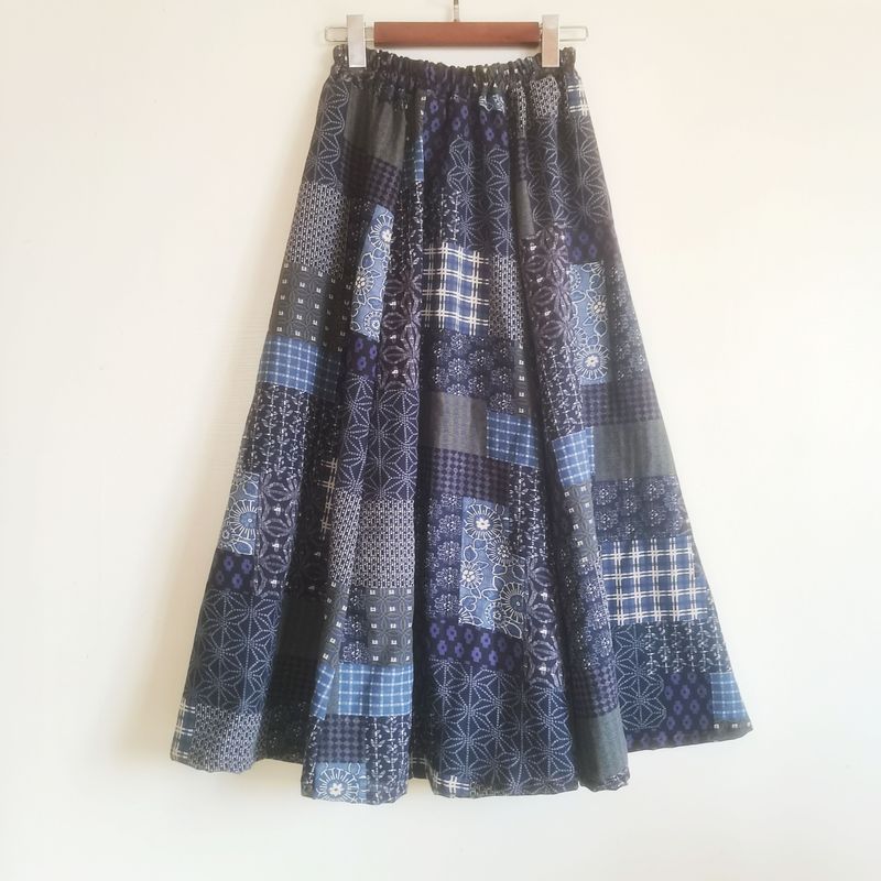 Spring, Autumn, and Summer Original Retro Linen Skirt, Cotton-Linen Mid-Length Skirt, Half-Skirt, College Style Printed Elastic Waist Half-Skirt Spring, Autumn, and Summer Original Retro Linen Skirt, Cotton-Linen Mid-Length Skirt, Half-Skirt, College Style Printed Elastic Waist Half-Skirt