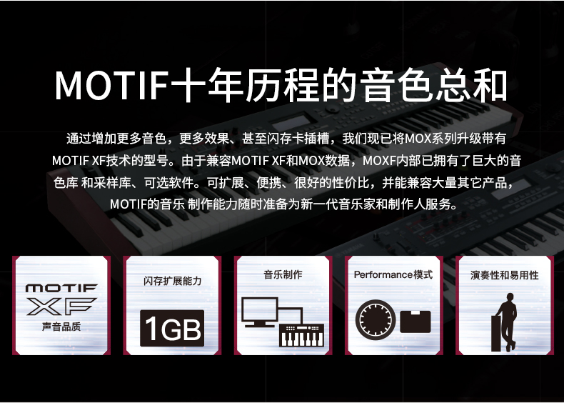 Yamaha Yamaha MOXF6 tổng hợp điện tử MOX6 nâng cấp phiên bản 61 key đàn piano roland