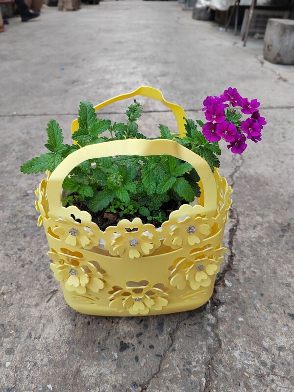 4kg or 5L Detergent Bottle Creative Handmade Basket Can Be Used as a Flower Pot, Handmade DIY Finished Product, Gift for Green Plants
