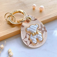 Drop Diamond Circle-Laohua-Mihua+Bear