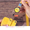 Cartoon Bus Card Holder Keychain with Lanyard Retractable Zipper Student Card Holder Badge Holder Id Card Meal Card Holder