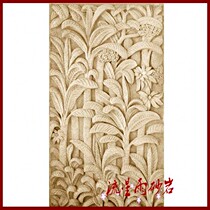 Meteor shower sandstone relief glass steel sandstone sculpture tropical rainforest background wall home decoration hotel decoration