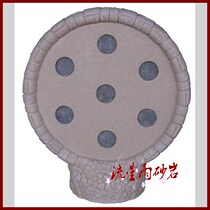 Meteor shower sandstone relief lighting Garden sandstone FRP sculpture Hotel villa club Home improvement real estate materials