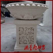 Artificial sandstone relief flowerpot glass fiber reinforced plastic sculpture sandstone Flower Bowl Hotel Villa urban garden home decoration materials