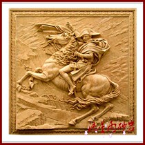 Meteor shower sandstone relief glass fiber reinforced plastic Napoleon sandstone figure background wall mural Real Estate Hotel decoration materials