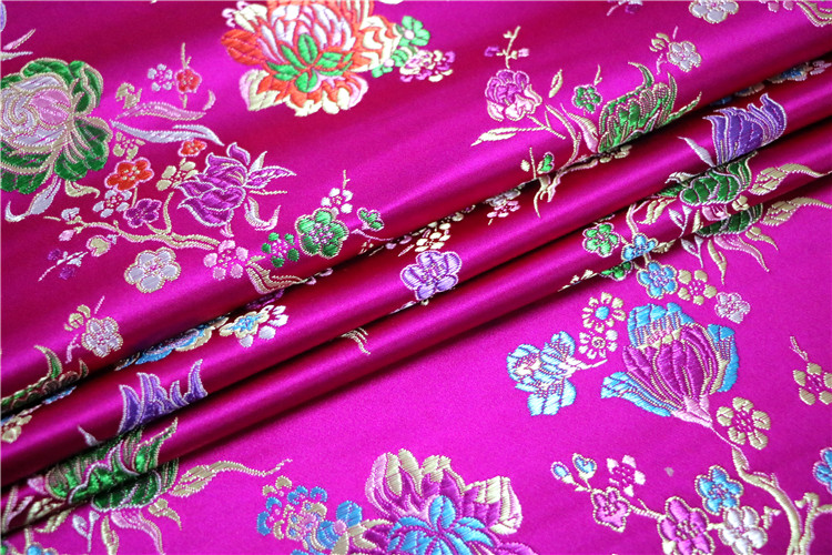 gió của Trung Quốc thổ cẩm Tây Tạng chiếc váy đầy màu sắc hoa mô phỏng jacquard damask vải DIY handmade vải vải - Vải vải tự làm vải cotton giấy