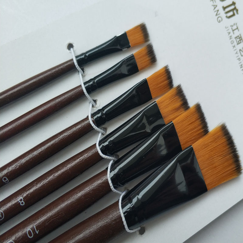 Brush cover set nylon water powder watercolor pen 6 clothes oil paintbrush watercolor pen oil painting propylene pen