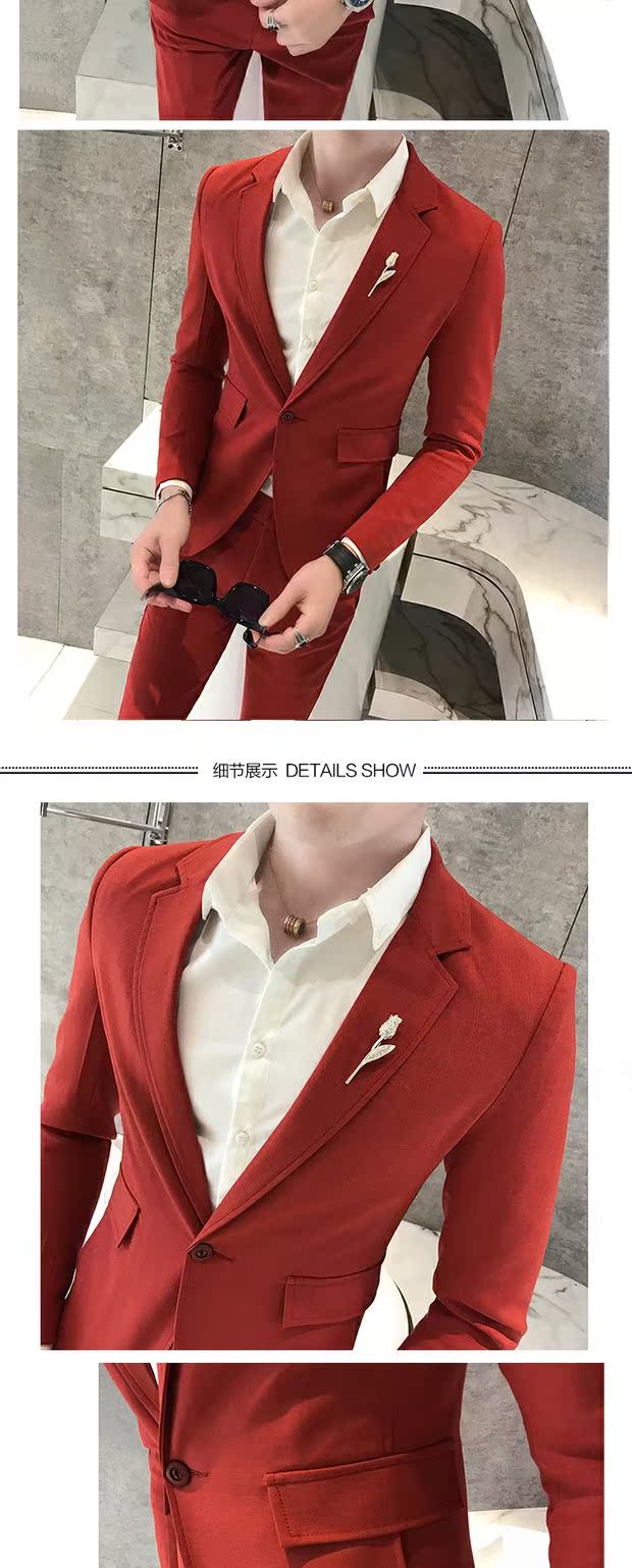 Bộ đồ vest nam phù rể mỏng phù rể váy cưới hộp đêm công sở phiên bản Hàn Quốc đẹp trai phù hợp với hai bộ thủy triều nam vest nam
