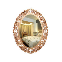 Retro wall-mounted bathroom bathroom mirror European-style dresser mirror Hotel KTV decorative mirror Beauty salon cosmetic mirror