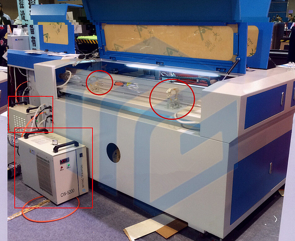Машина лазерной резки cw5200 工业激光冷水机循环冷水机 激光冷水机 主轴冷却机 送过滤 Cold water machine