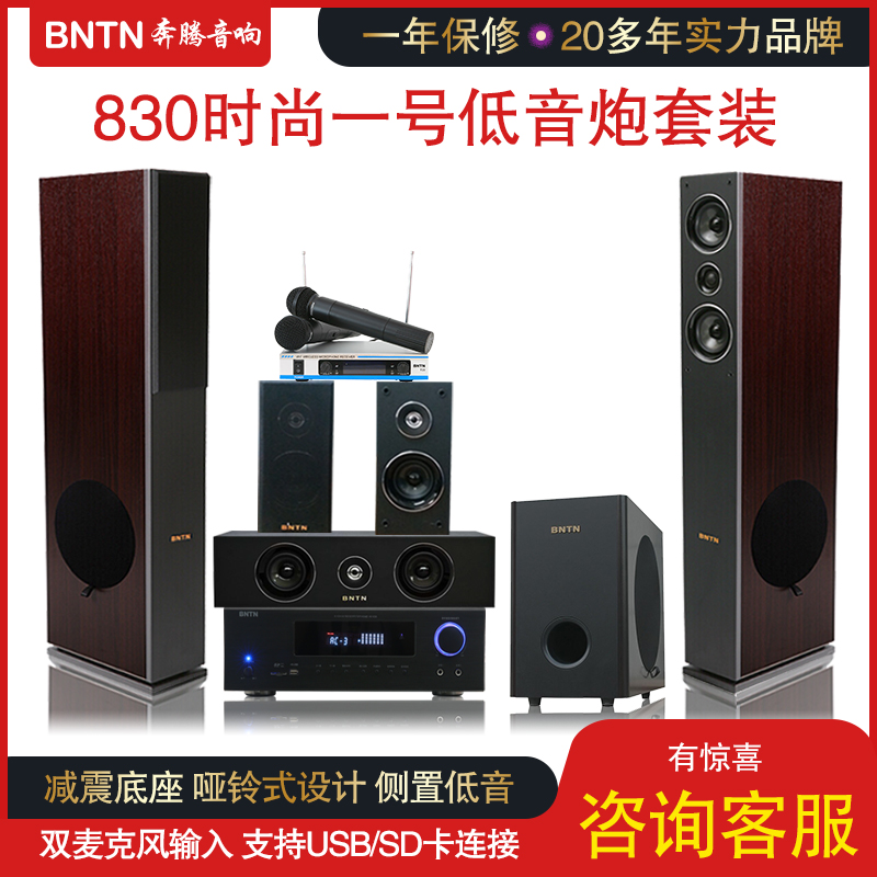 BNTN Wanma Pentium 830 Power Amplifier Match Fashion No. 1 Low-tone Cannon Home Acoustics 5 1 Suit Home Cinema