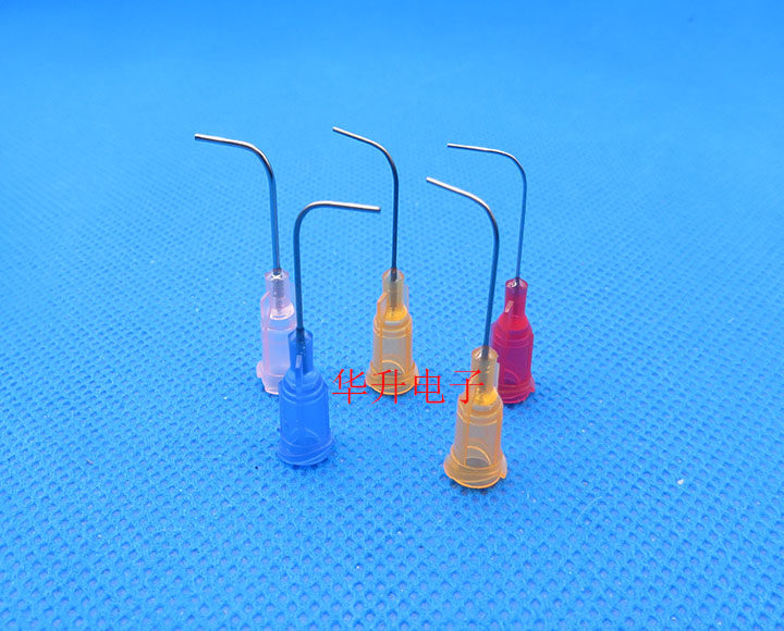1 inch 90 degree curved needle dispensing machine needle barrel needle nozzle plastic seat screw mouth elbow corner needle nozzle needle tip