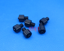 Black plastic Luer internal thread turn 1 4-28unf joint experimental dispensing equipment Various joint dispensing parts
