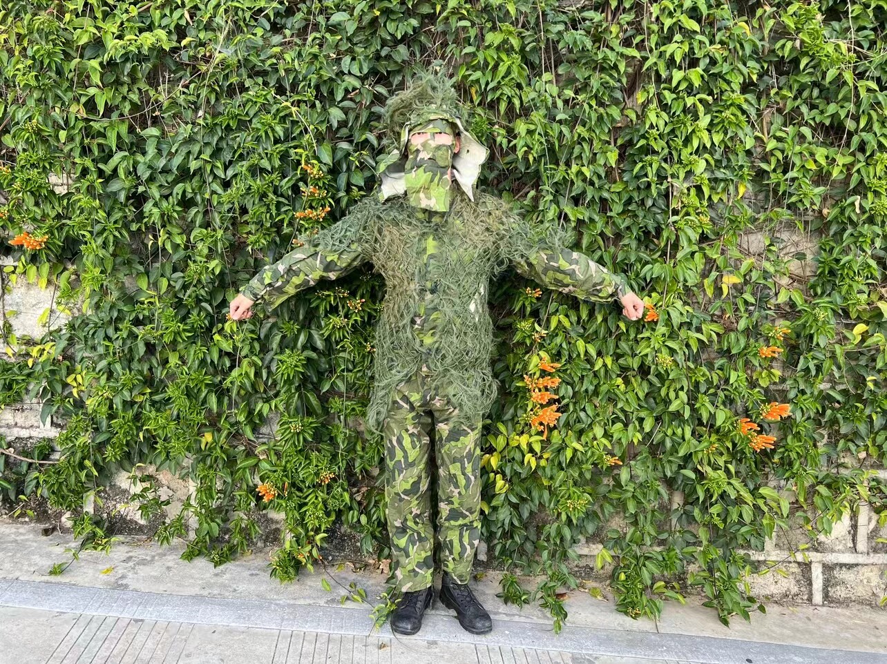 Inventory genuine 69 years pine needle pseudo-clothing Auspicious Clothing Flame Retardant Pine Needles Camouflage Blouse Blouse-Taobao