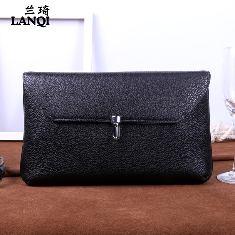 Leather clutch bag handbag cross section casual shoulder bag crossbody men's bag new fashion men's bag trend