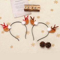  Spring Festival gifts childrens antler headband headband small gift adult headdress headband dress up New Year hair accessories decoration