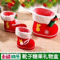 Christmas decorations boots gift bags Christmas tree hanging shoes shopping mall storefront ornaments candy gift box Pen Holder