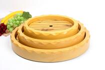 Double sword imitation wood acrylic sacral plate plastic ABS anti-drop sushi bucket Japanese tableware snack plate
