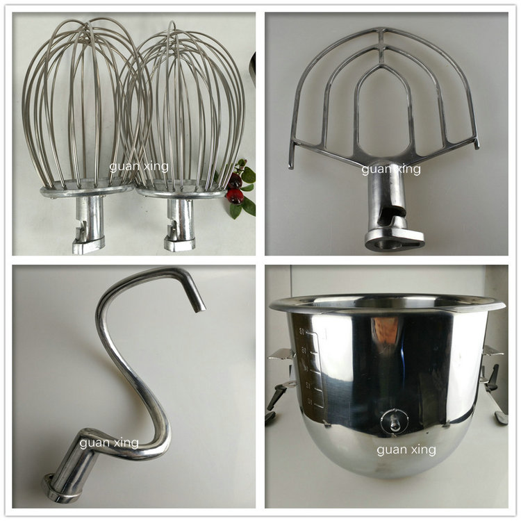 Henglianli Fengxing Fengdewei B20B30 Mixer accessories Egg ball mixing rack and noodle hook hook 20L barrel