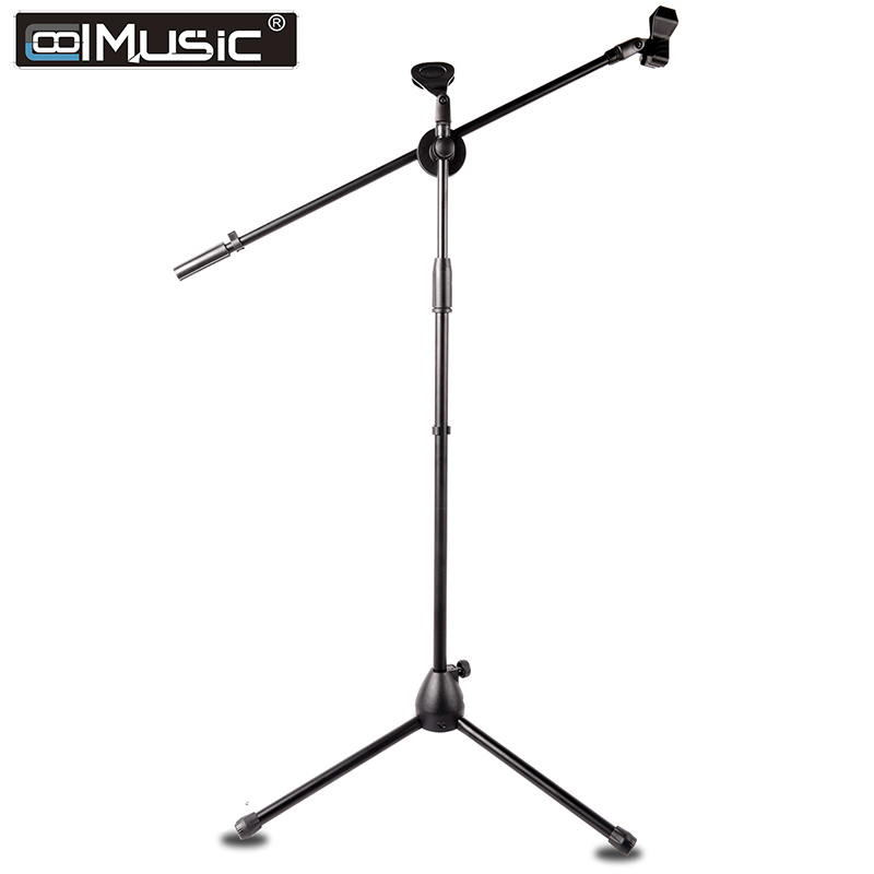 Cool Music Microphone Bracket Microphone Stand Vertical Universal Metal Bracket Landing Style Lift Shockproof Stage Professional