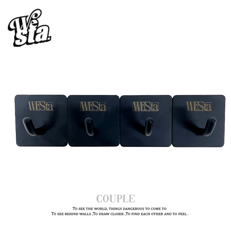 Westeleven W11 Sta Co-Branded Stainless Steel Hook, Strong Adhesive, No Punching Required, Traceless Adhesive Hook Hanger Westeleven W11 Sta Co-Branded Stainless Steel Hook, Strong Adhesive, No Punching Required, Traceless Adhesive Hook Hanger