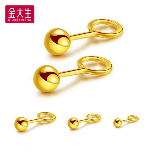 金大生 Золотое ювелирное украшение, золотые модные серьги