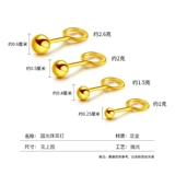 金大生 Золотое ювелирное украшение, золотые модные серьги