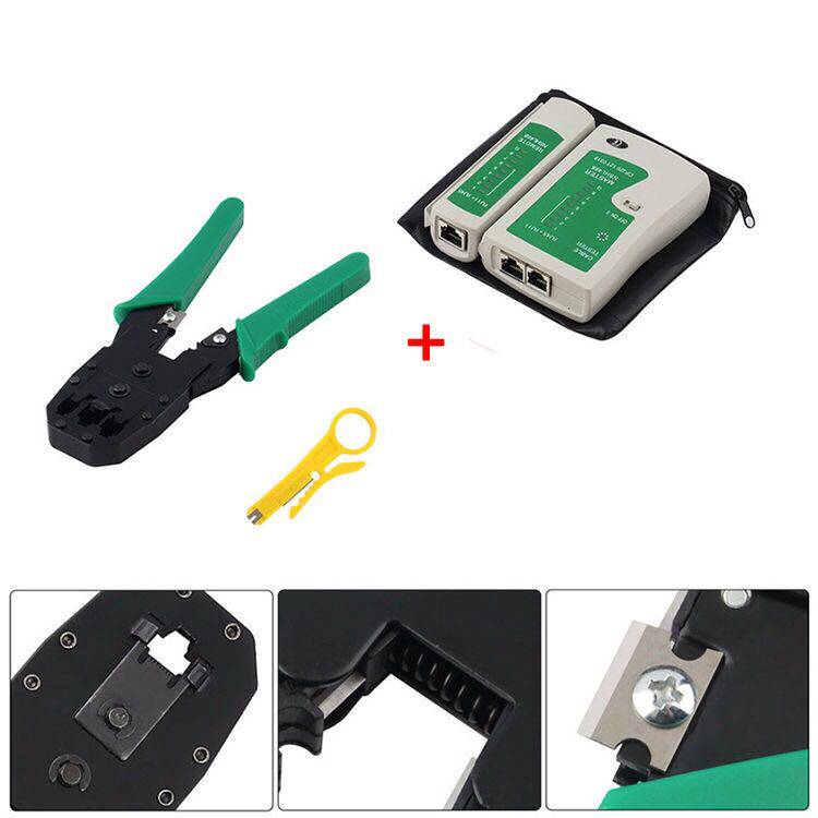 Three wire clamp wire tool set Send stripping knife Blade blade high - quality takeoff crystal head 20