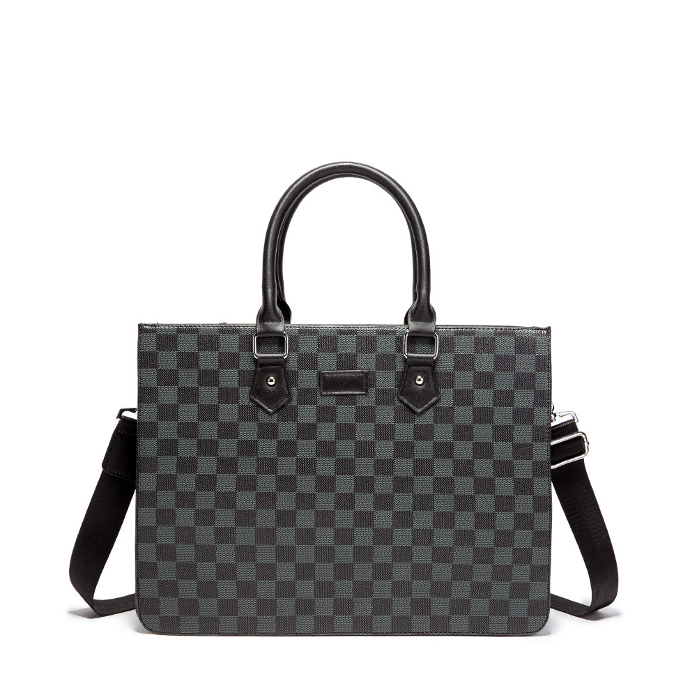Hong Kong 2021 new fashion career briefcase senior sense big bag teas bag men's large capacity men's bags