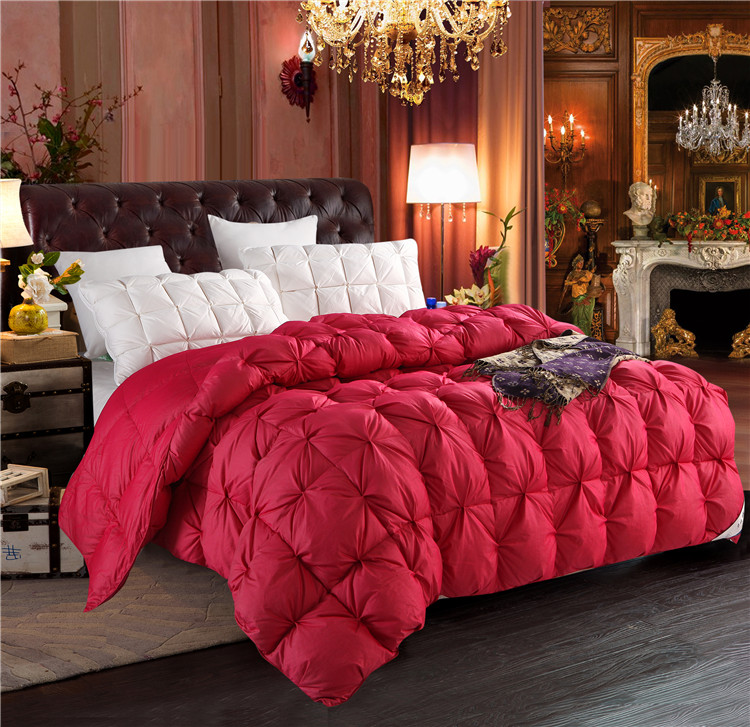 Vải lụa mềm xoắn bánh mì vỏ duvet vỏ bán thành phẩm tại chỗ tự đổ vịt ngỗng xuống duvet cover chống khoan chăn cotton