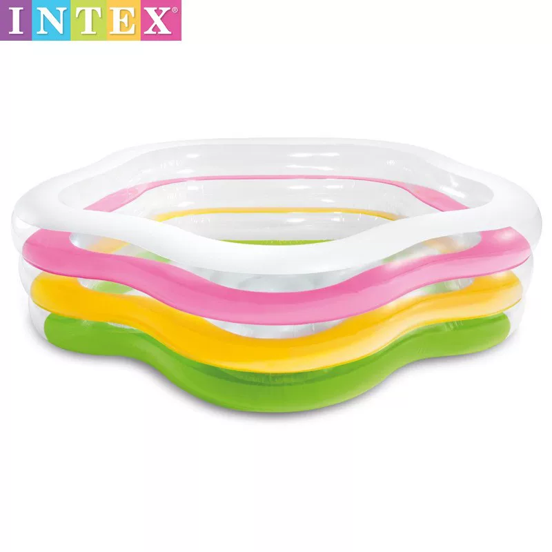 Intex надувной плавательный бассейн, бассейн с морскими шариками