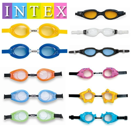 Intex, детские водонепроницаемые очки для плавания без запотевания стекол для отдыха подходит для мужчин и женщин для взрослых, дайвинг