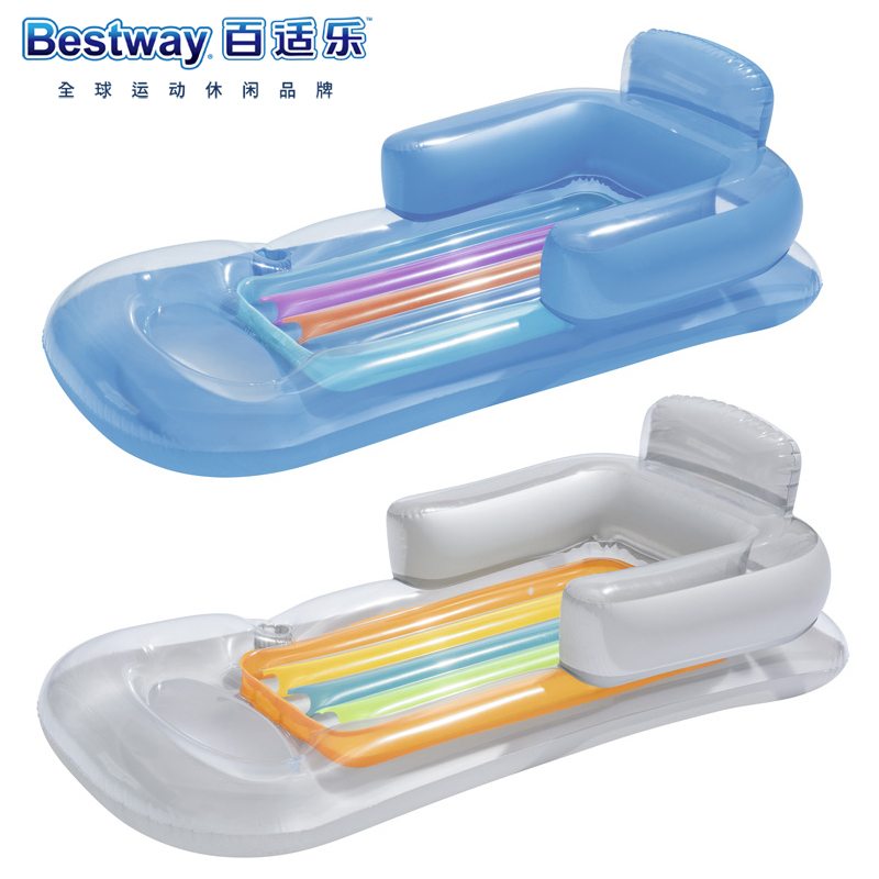 Authentic Bestway Floating Water Single-Person Reclining Chair Inflatable Floating Bed Water Bed Beach Air Mattress Thickened