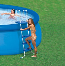 надувной бассейн Подлинный бассейн Intex лестница