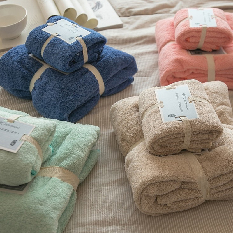 Towels and Bath Towels Are Softer and More Absorbent Than Pure Cotton, Suitable for Adults, Men and Women, Popular Online, Quick-Drying, Three-Piece Set for Home Use, Lint-Free Towels and Bath Towels Are Softer and More Absorbent Than Pure Cotton, Suitable for Adults, Men and Women, Popular Online, Quick-Drying, Three-Piece Set for Home Use, Lint-Free