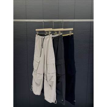 Cangmei Women's Clothing - Drawstring Elastic Waist Design Cargo Pants (Recommended to Order a Size Up!)