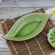 Ice crack glaze series creative fashion tableware dish soup plate 13 happy bowl
