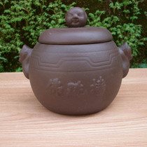Purple sand utensils hotel catering home one person blindly single soup cup stew pot stew cup Buddha jump over the wall