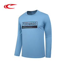 Seki mens T-shirt 2022 Spring autumn new round collar elastic blouse with long sleeve letter to undershirt male sport T-shirt