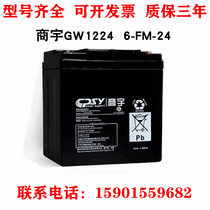 CPSY Shang Yu GW1224 Valve controlled sealed lead-acid storage battery 12V24AH engine room equipment UPS 6FM