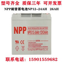 NPP Resistant Accumulators NP12-24 26 AH 12V24AH UPS DC Screen EPS Fire Emergency NPG